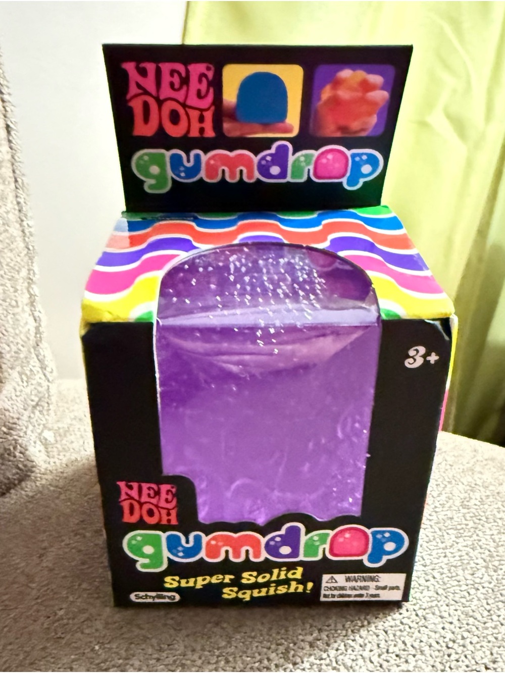 Gumdrop Super Solid Squish! Toy - Purple
